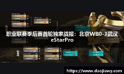 职业联赛季后赛首轮独家战报：北京WB0-3武汉eStarPro